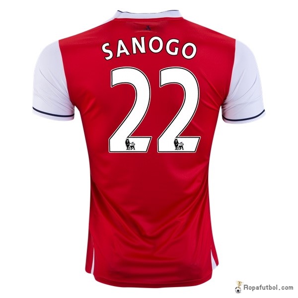 Camiseta Arsenal Replica Primera Ropa Sanogo 2016/17 Rojo